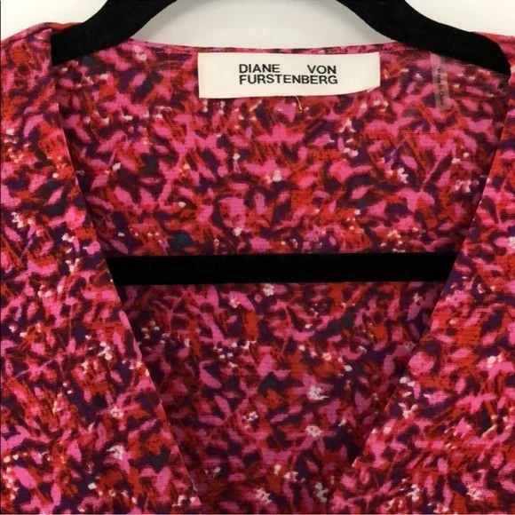 Diane von Furstenberg Alyssa Ruched Midi Dress - Picture 11 of 11